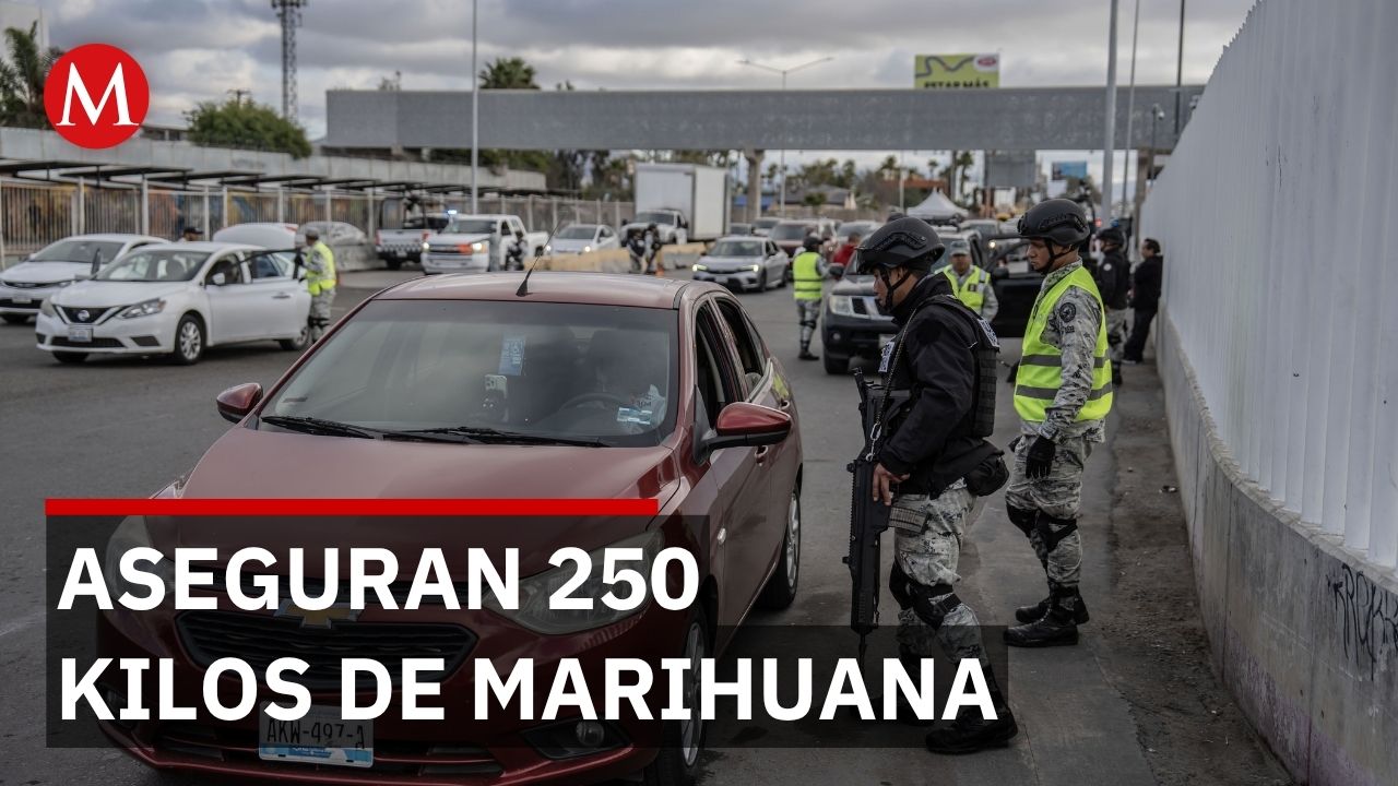 Aseguran 250 kilos de mariguana ocultos en una camioneta en Arteaga, Michoacán