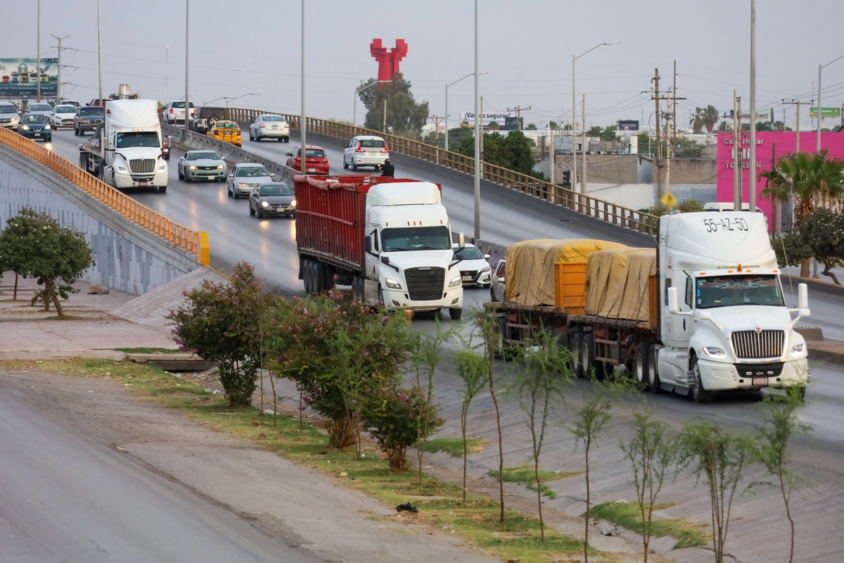 Avanza ordenamiento del transporte pesado en Torreón. (Verónica Rivera)