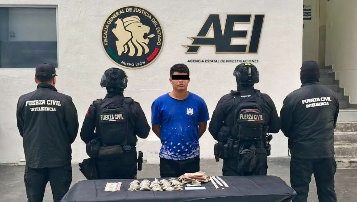 El detenido fue identificado como Luis “N”, de 24 años. Especial