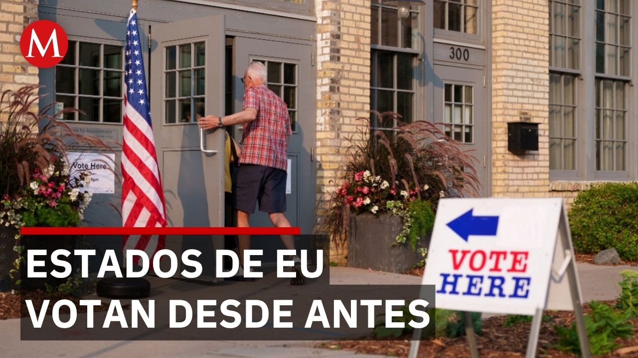 Estados de EU inician voto anticipado meses antes del 3 de noviembre
