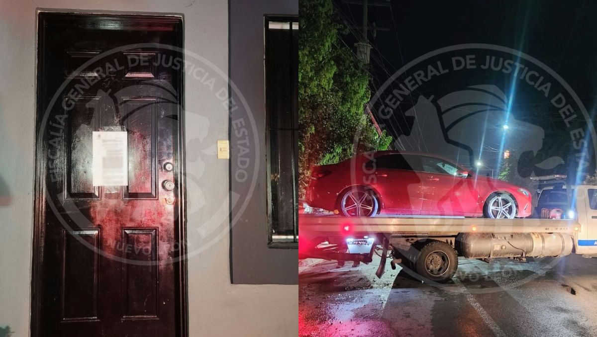 La Fiscalía de Nuevo León mantienen asegurado el inmueble | Especial