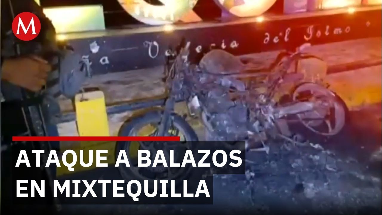 Hombres armados balean palacio municipal de Mixtequilla en Oaxaca