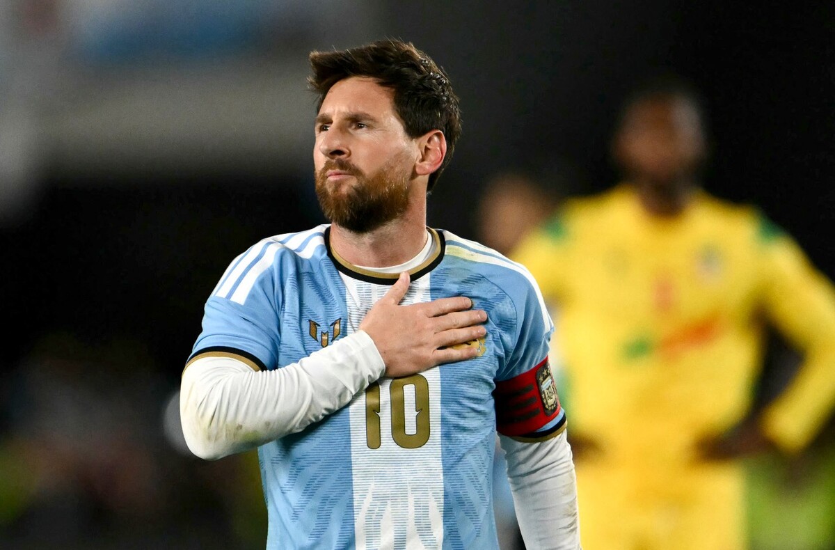 Lionel Messi y su último acto de magia con la Selección de Argentina (AFP)