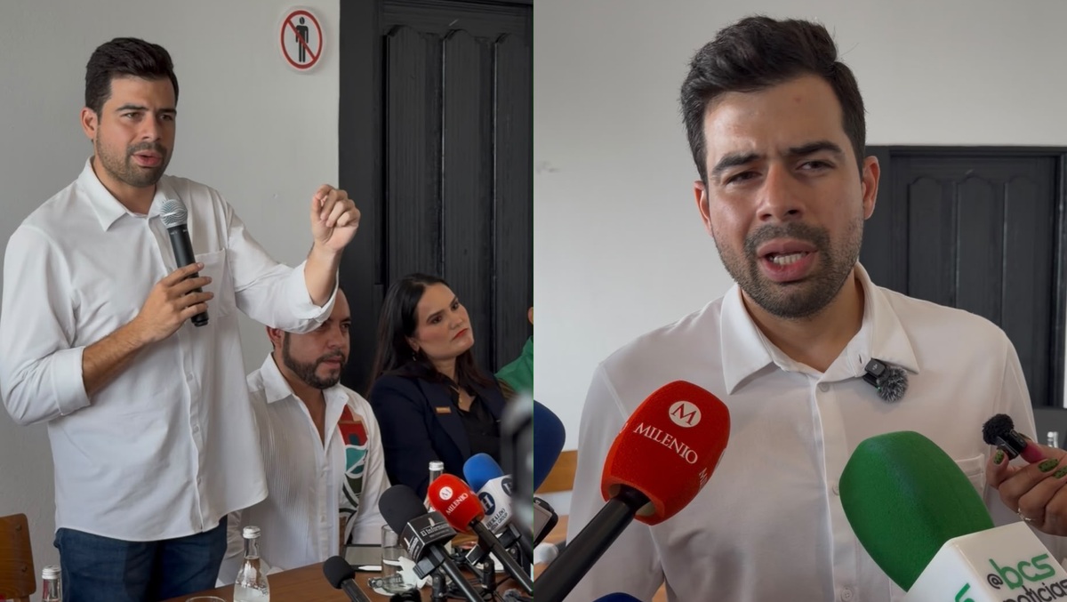 Manuel Cota da la bienvenida a estructuras del PAN en Baja California Sur | Foto: Diego Soto