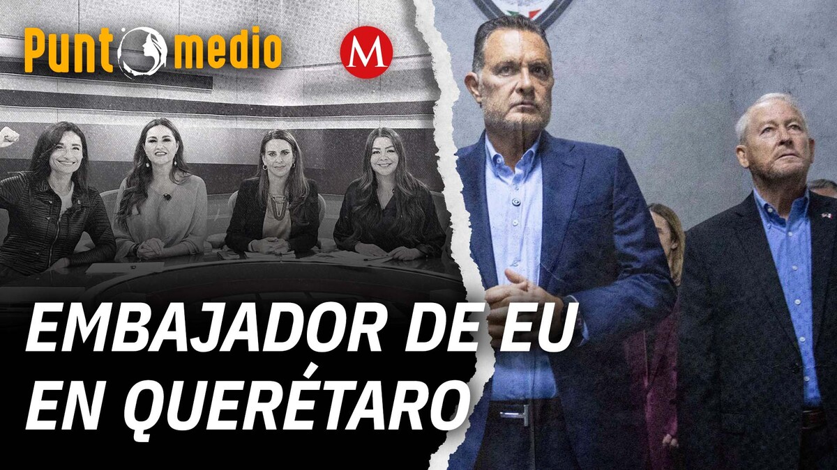Mauricio Kuri y el embajador de Estados Unidos en Queretaro