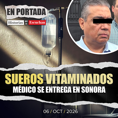 Jesús Maximiano, médico señalado por caso de sueros vitaminados, se entrega en Sonora