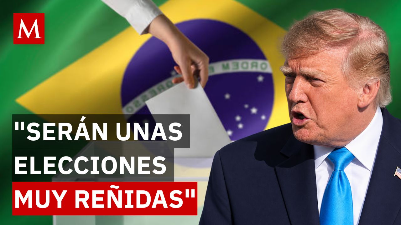 El polémico pronóstico de Donald Trump sobre el duelo electoral entre Lula y Flávio Bolsonaro