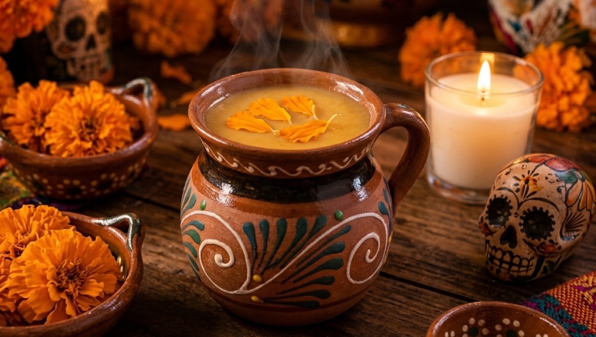 ¿Qué ingredientes lleva el atole de cempasúchil? | IA