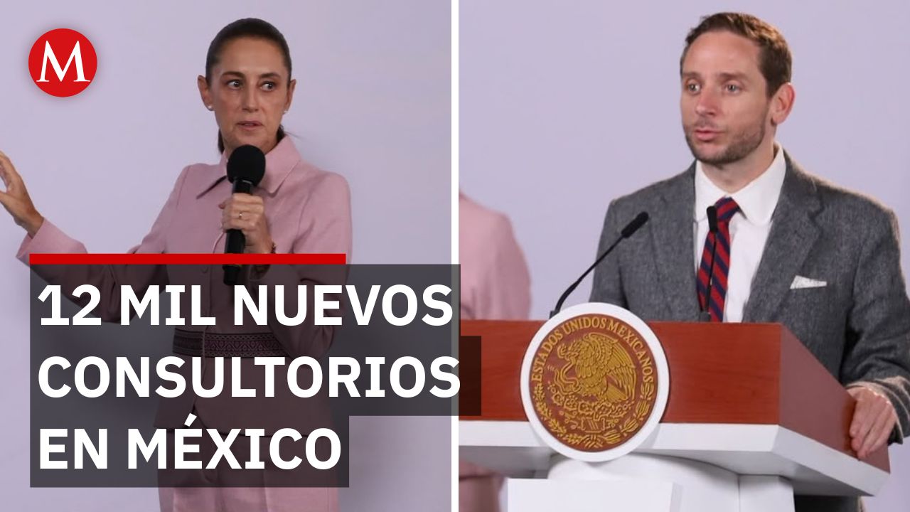 Sheinbaum anuncia 12 mil consultorios de atención médica primaria