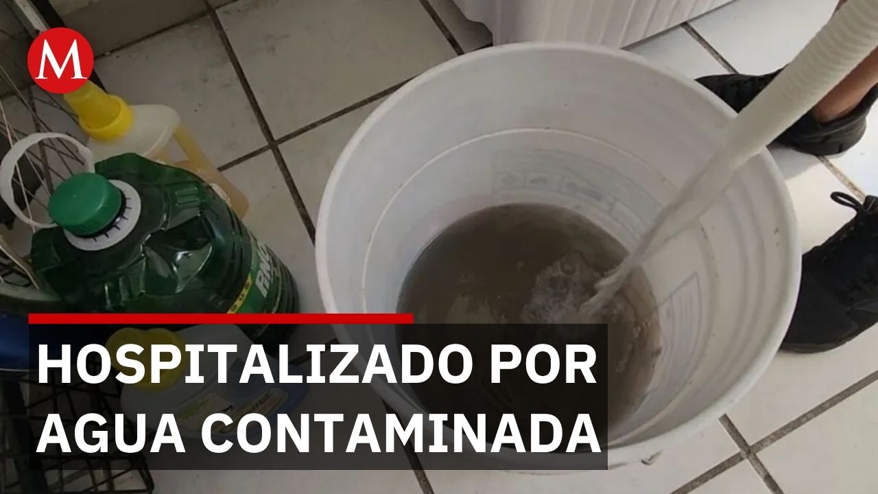Agua amarilla y con mal olor afecta a familias de la colonia 5 de Mayo en Guadalajara