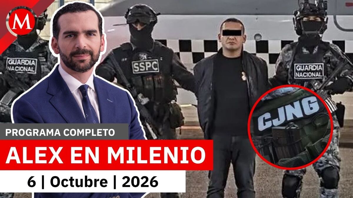 Capturan en Zapopan a 'El Tanque', operador del CJNG | Alejandro Domínguez, 6 de octubre de 2026