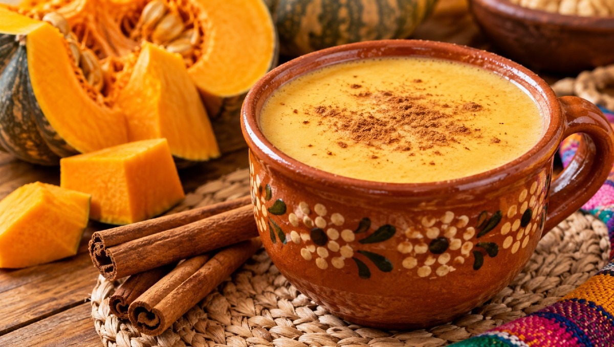 Delicioso atole de calabaza; así puedes hacerlo. | IA