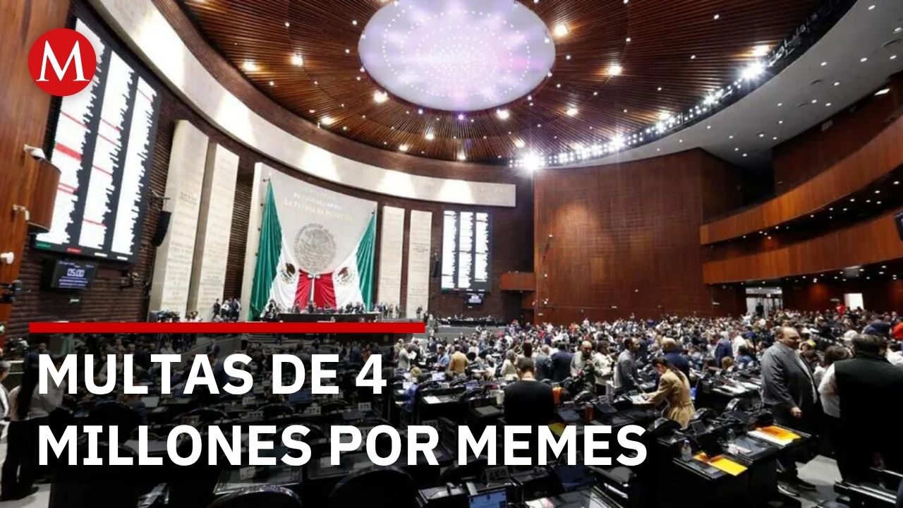 Diputados aprueban 'Ley Antimemes' con multas de 4 millones