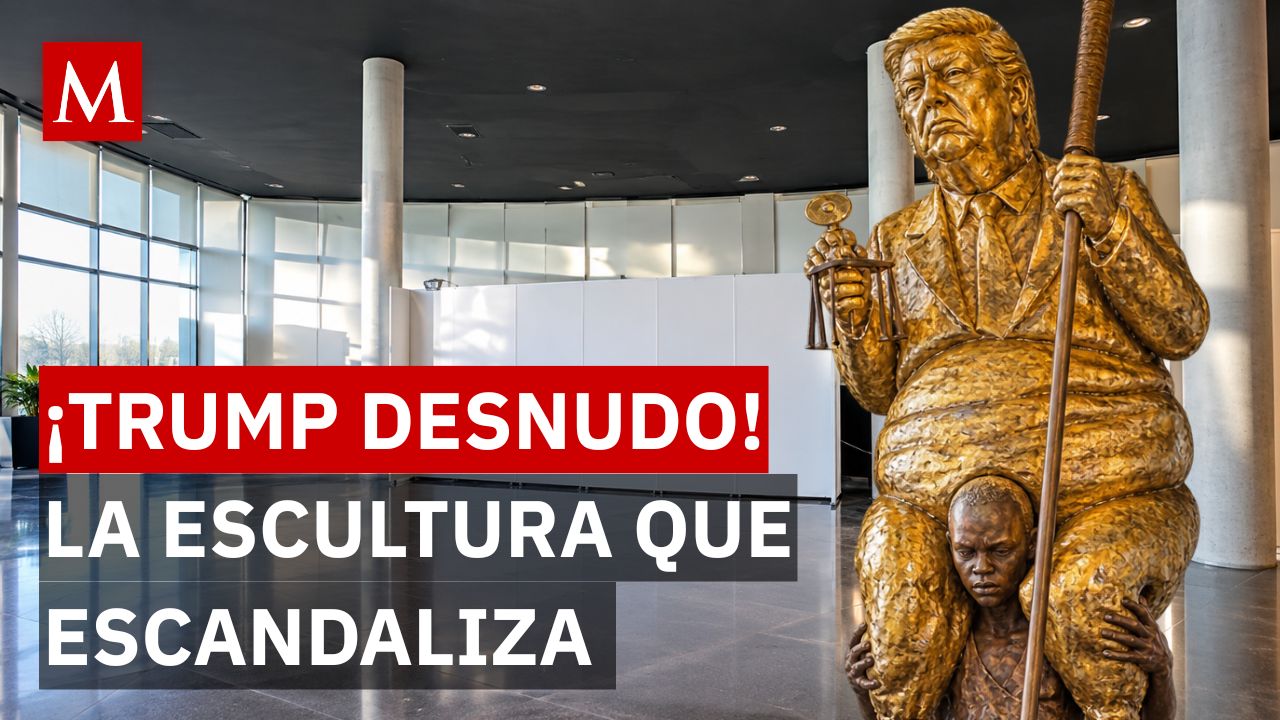 Una estatua de Donald Trump desnudo llega a Europa y desata críticas: ¿qué representa?