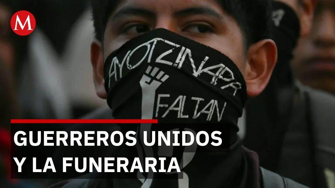 19 familias de normalistas esperan invitación para entrar a la funeraria