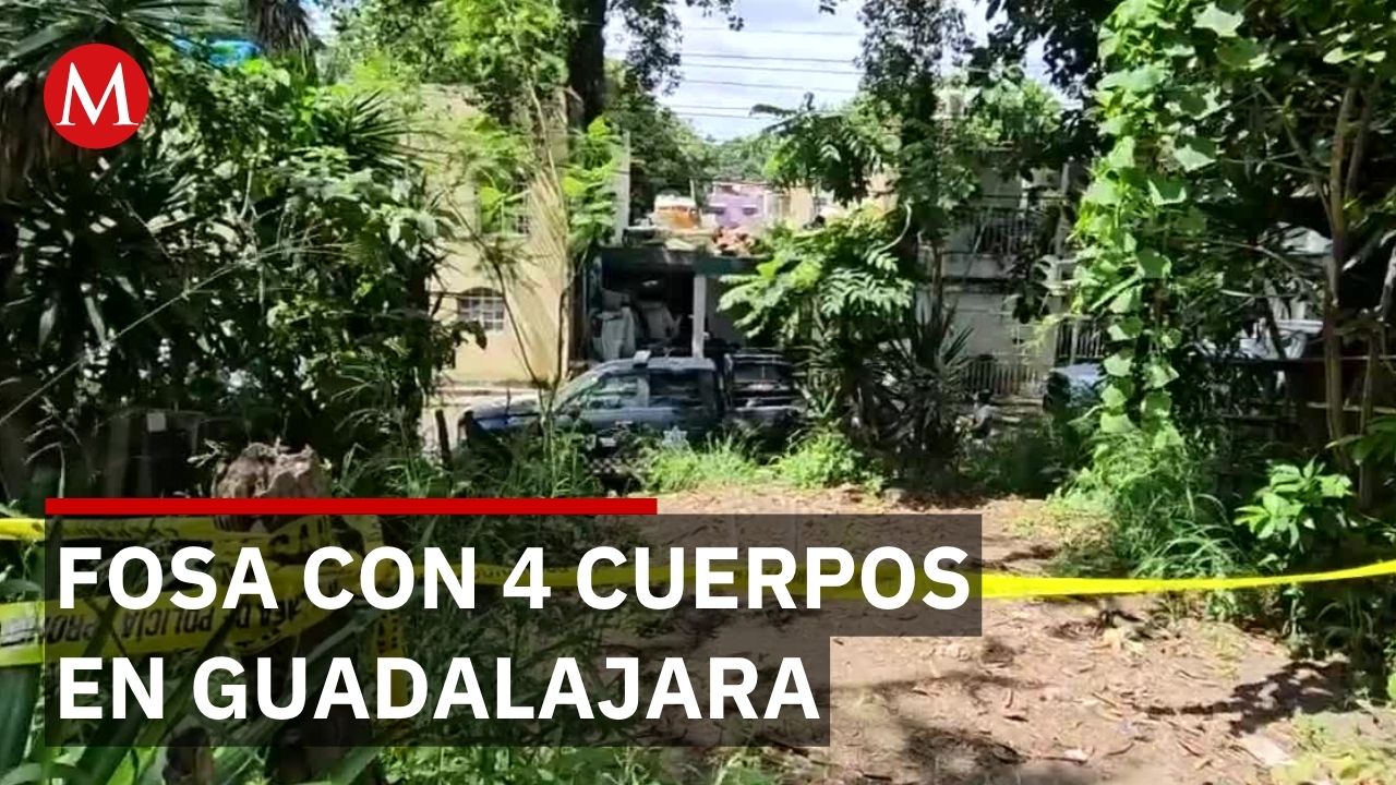Localizan 4 cuerpos en fosa clandestina de Guadalajara