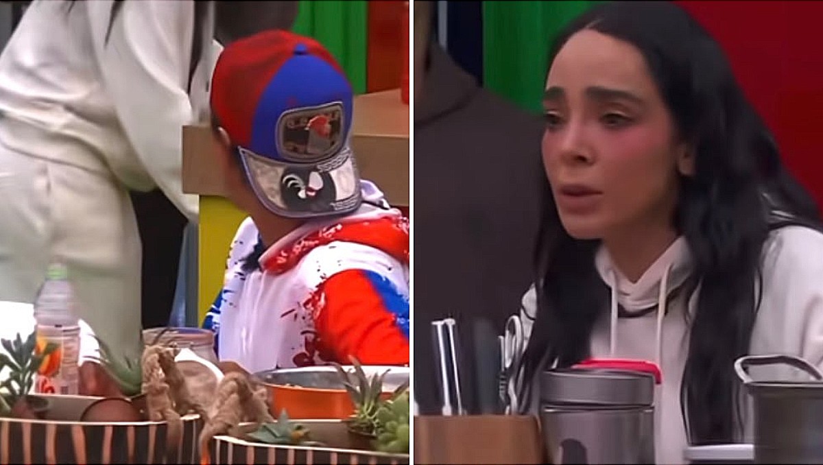 Manelyk tira la comida de Bicolor (RS)