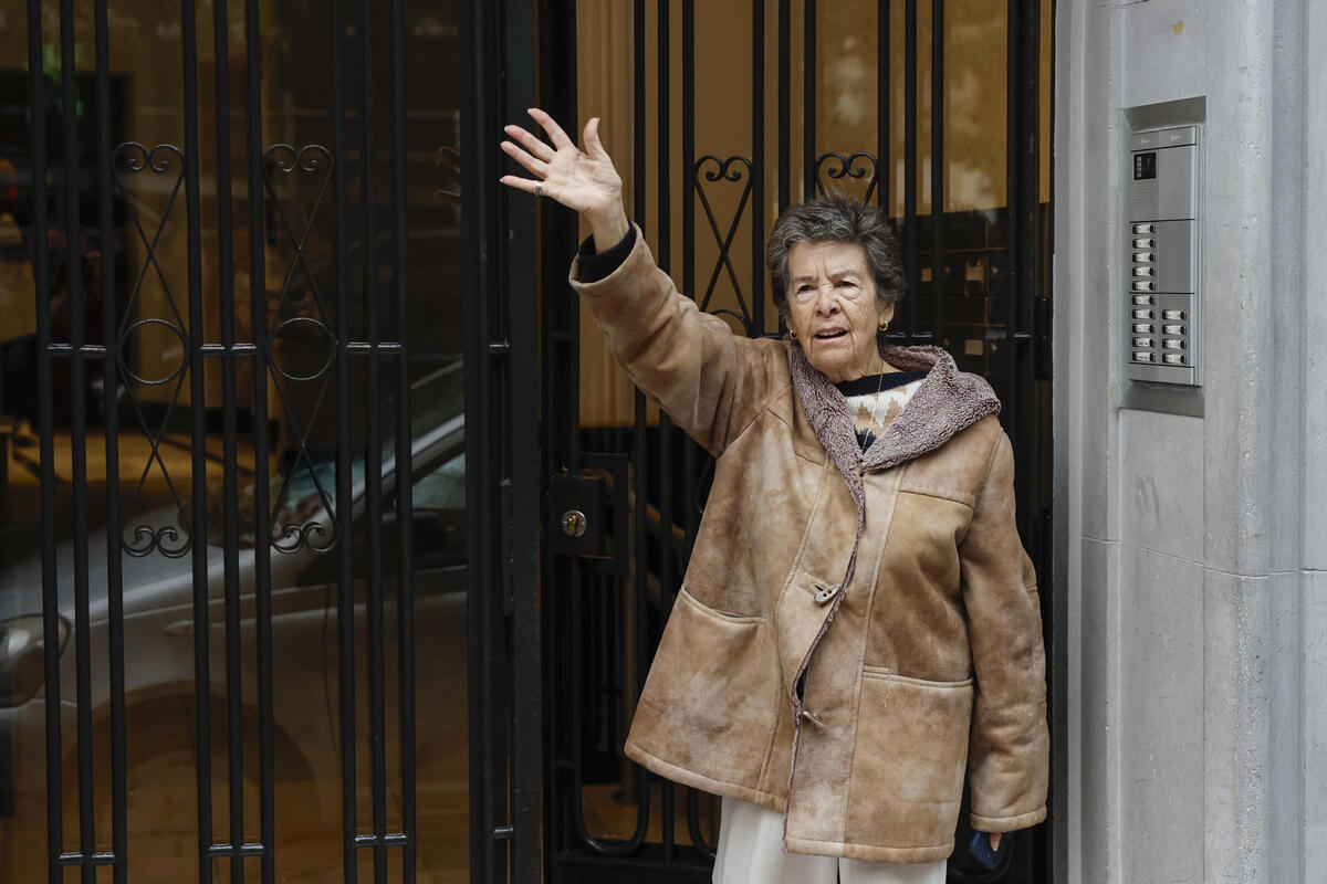 Maricarmen Abascal, la mujer de 87 años desahuciada el pasado 23 de septiembre en Madrid. | EFE