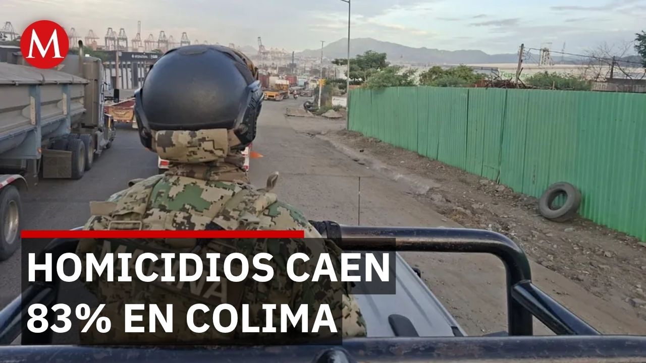 Operación Baluarte reduce homicidios y detiene a 607 personas en Colima