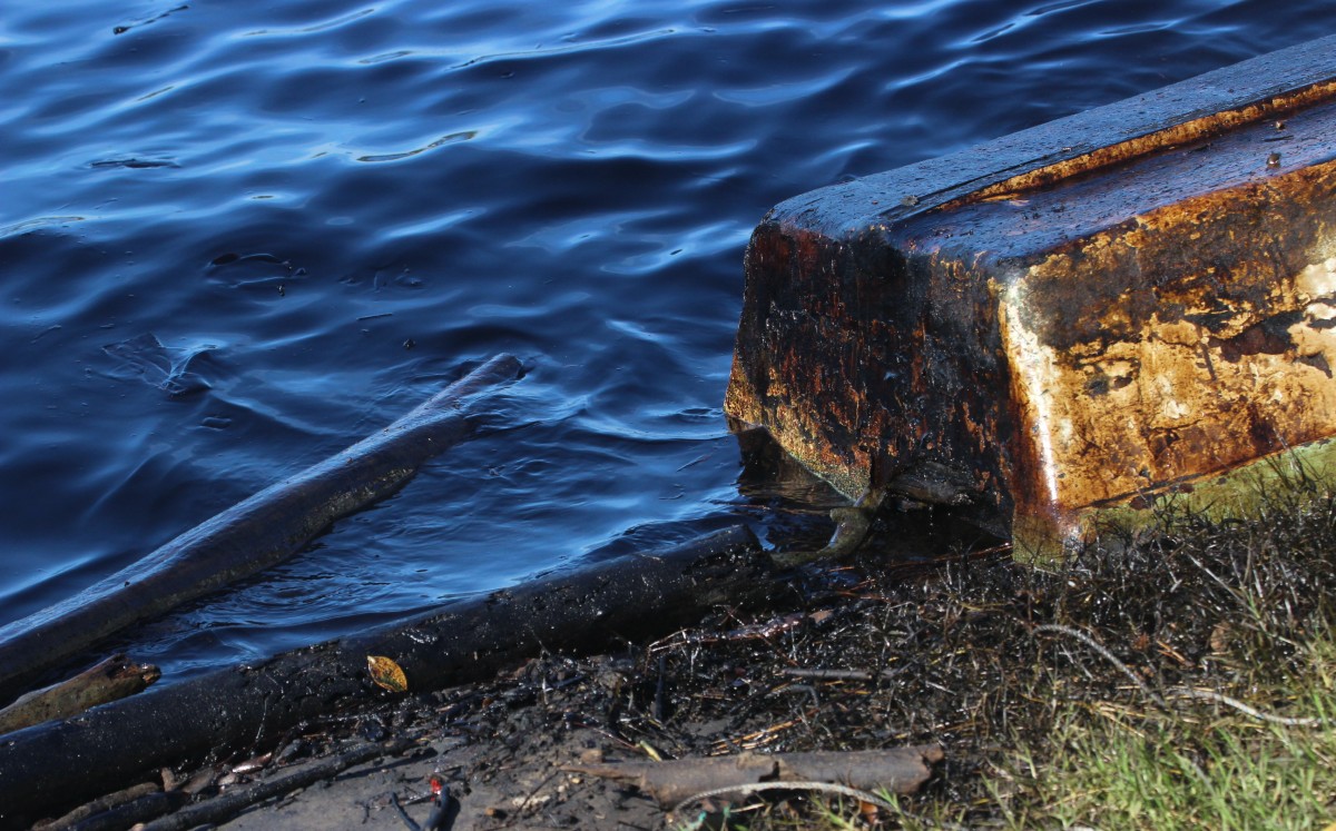 El Pánuco se manchó y la pesca se desplomó: así viven el derrame los pescadores. | Foto: Sergio Sánchez