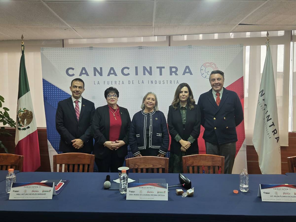 Saltillo será sede de la Convención Nacional de Canacintra. | Foto: Esmeralda Sánchez.
