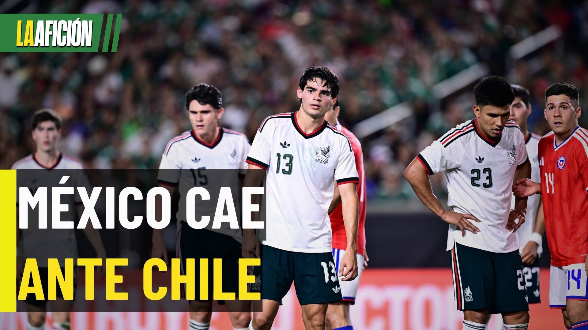 Selección Mexicana de Rafa Márquez sufre derrota contra Chile y se va sin ganar en la Fecha FIFA