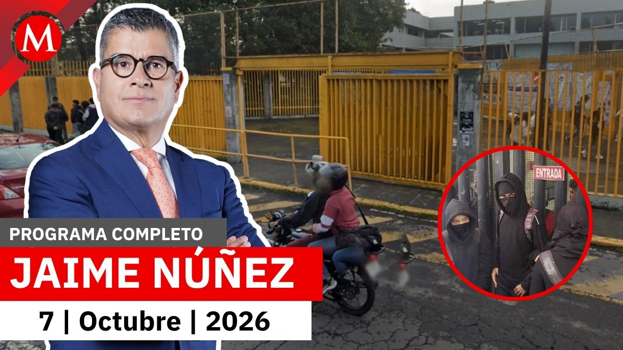 Suspenden clases en Prepa 1 por presencia de encapuchados | Jaime Núñez, 7 de octubre de 2026
