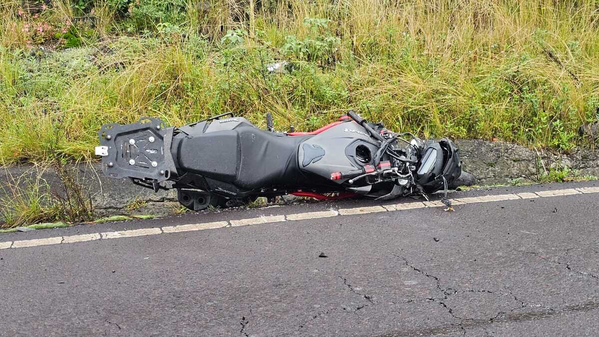 El accidente ocurrió frente al Parque Ecoturístico Tepozán. | Foto: Especial