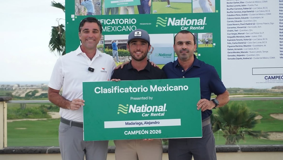 Alejandro Madariaga ganó el clasificatorio mexicano para el World Wide Technology Championship (Instagram @wwtchampionship)