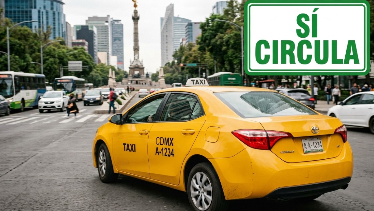 Autos que sí tienen permitido circular hoy. | IA