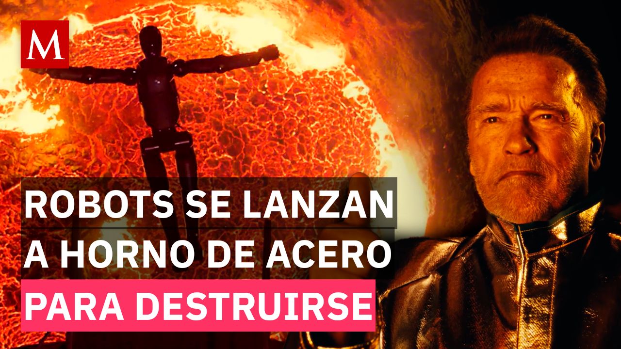 ¡Como en Terminator! Robots F.02 saltan al acero fundido: ¿por qué lo hicieron?