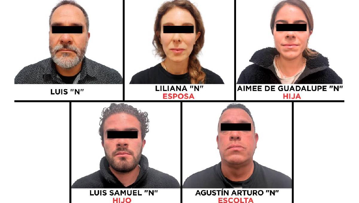 Desde el 2021, la familia obtenía cuantiosos recursos por la extorsión a funcionarios. | Foto: FGJEM