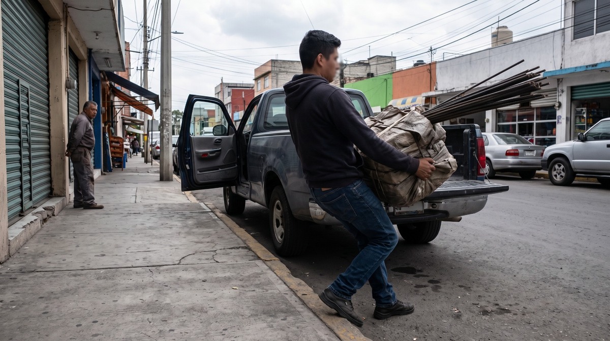Un hombre intentó robar mercancía de una camioneta en Agrícola Pantitlán, Iztacalco | Imagen generada con IA