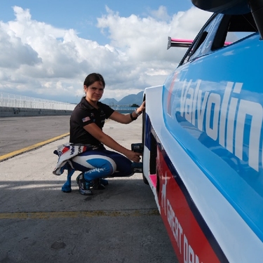 Ivanna Richards, piloto mexicana, aseguró que le emociona correr en el Autódromo de Monterrey pues la considera la pista más difícil de la temporada.