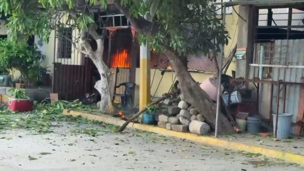 Reportan explosión en taller clandestino. | Foto: Captura de pantalla