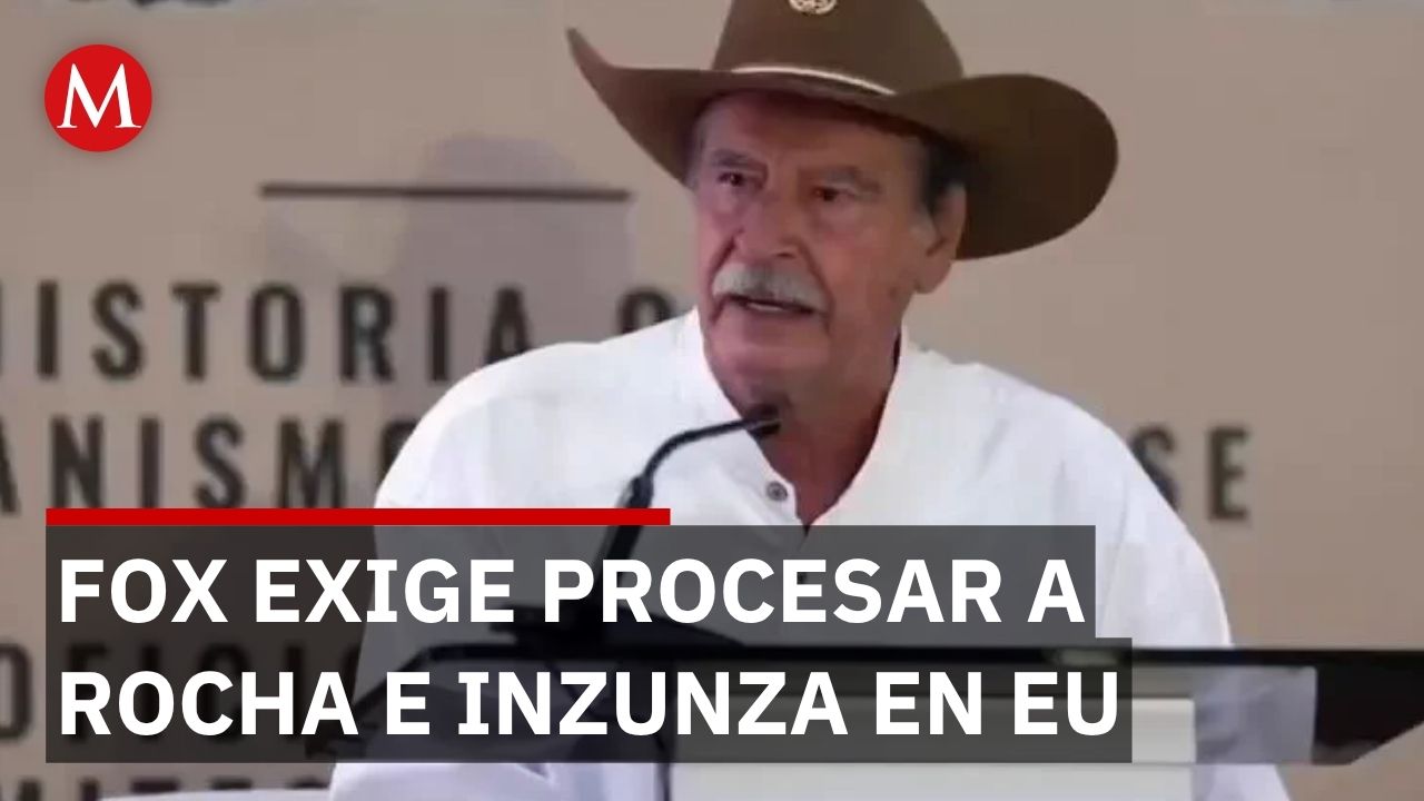 Vicente Fox acusa al gobierno de proteger al gobernador de Sinaloa