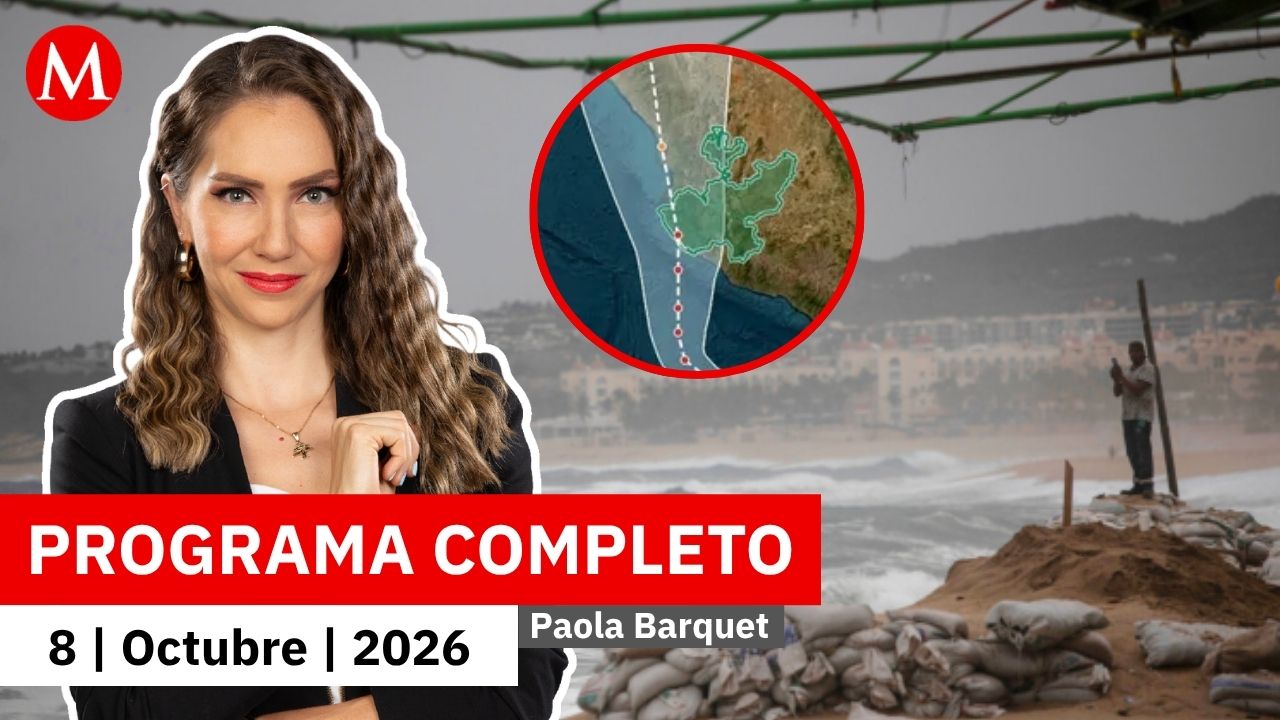 Alerta en las costas del Pacífico por el huracán 'Simón' | Paola Barquet, 8 de octubre de 2026
