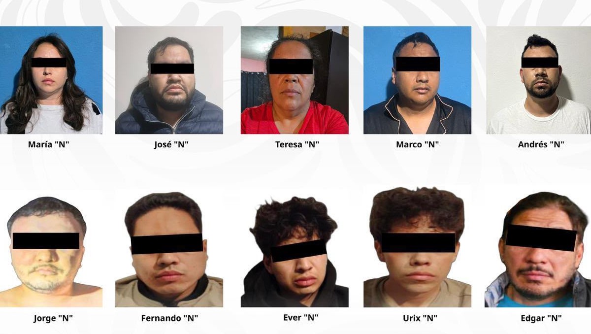 Las autoridades ejecutaron 12 órdenes de cateo. | Foto: Gabinete de Seguridad