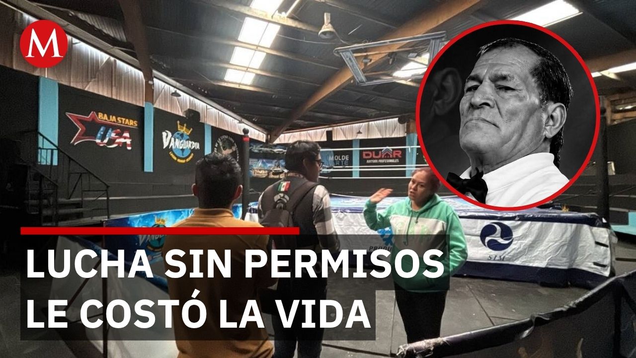 Clausuran arena de lucha libre en Hidalgo tras muerte del réferi 'El Búho'