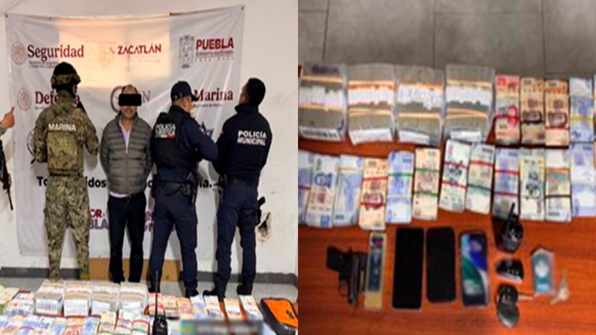 Al detenido le aseguraron un arma corta, 3 millones de pesos, tres celulares y un radio. | Especial