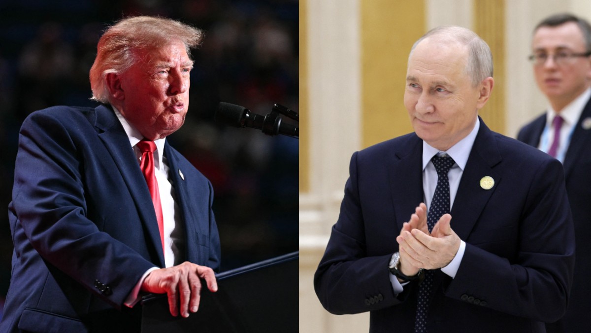 Donald Trump y Vladimir Putin mantuvieron una conversación telefónica este viernes | Foto: AFP
