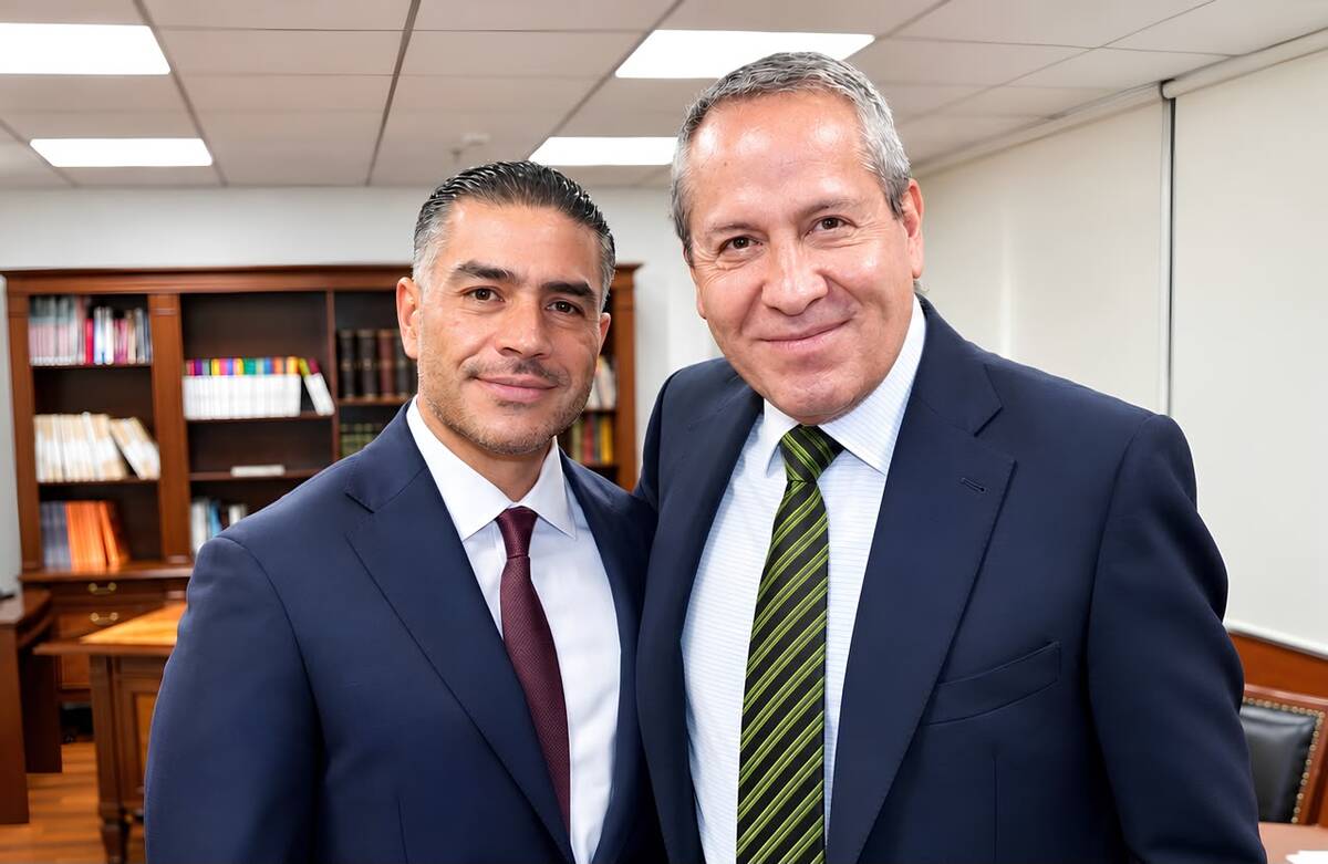 Eruviel Ávila reconoció el desempeño de Omar García Harfuch y propuso colaborar desde la Comisión de Ciencia en el uso de inteligencia artificial