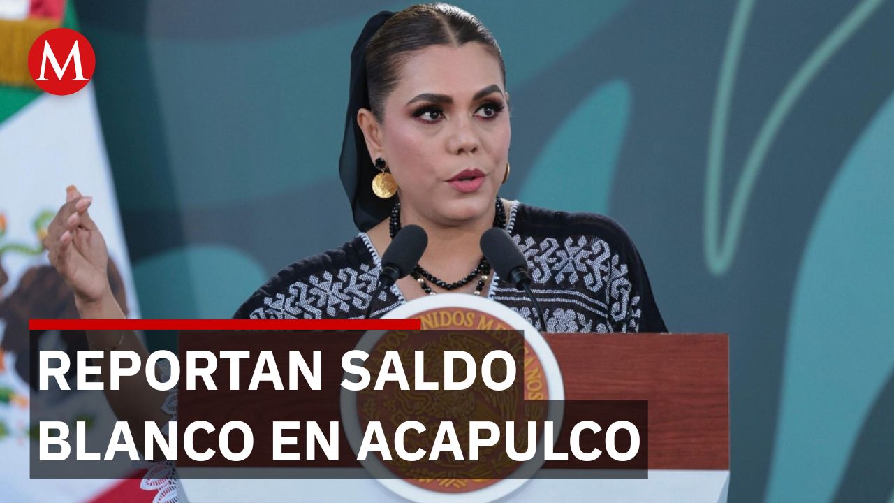 Evelyn Salgado da informe tras lluvias torrenciales en Acapulco