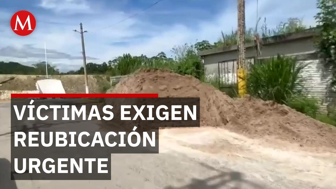 Habitantes de Poza Rica, Veracruz, temen nuevas inundaciones por lluvias próximas