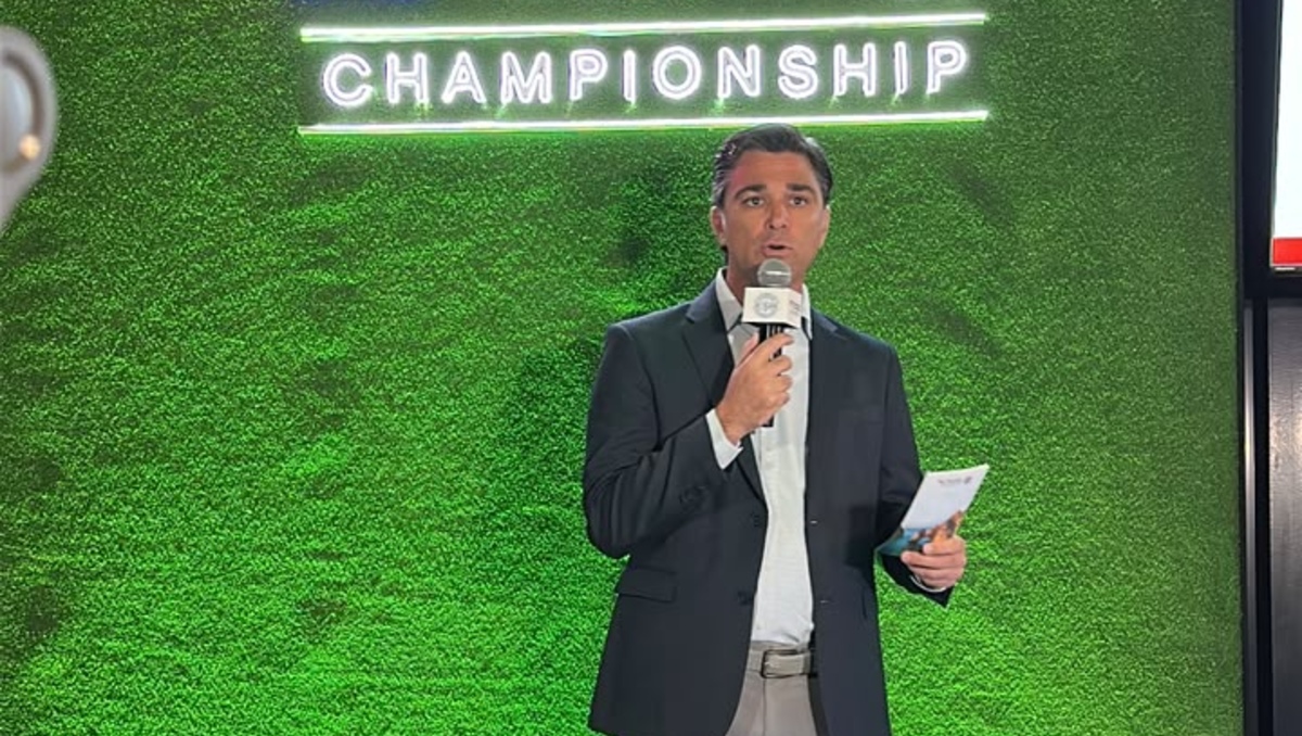 Joe Mazzeo destaca Los Cabos como destino internacional del golf en el WWT Championship (Olga Hirata)