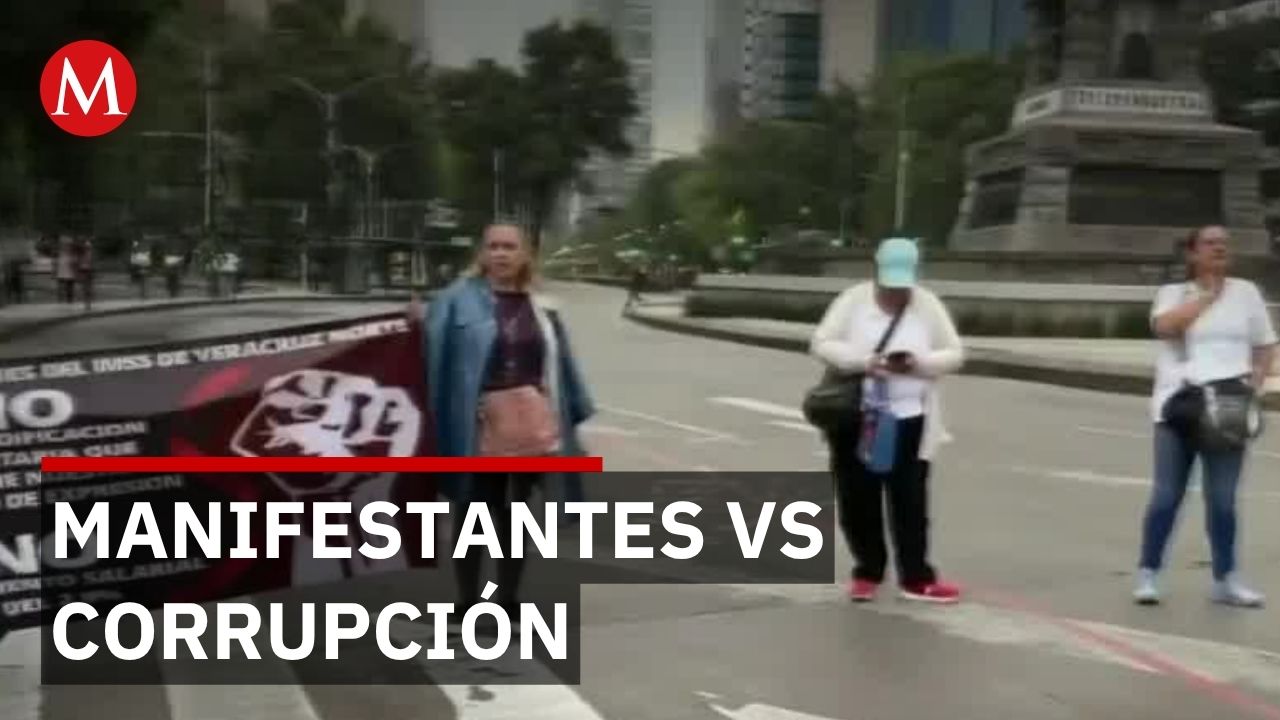 Manifestantes exigen fin de la corrupción en el HGR 200