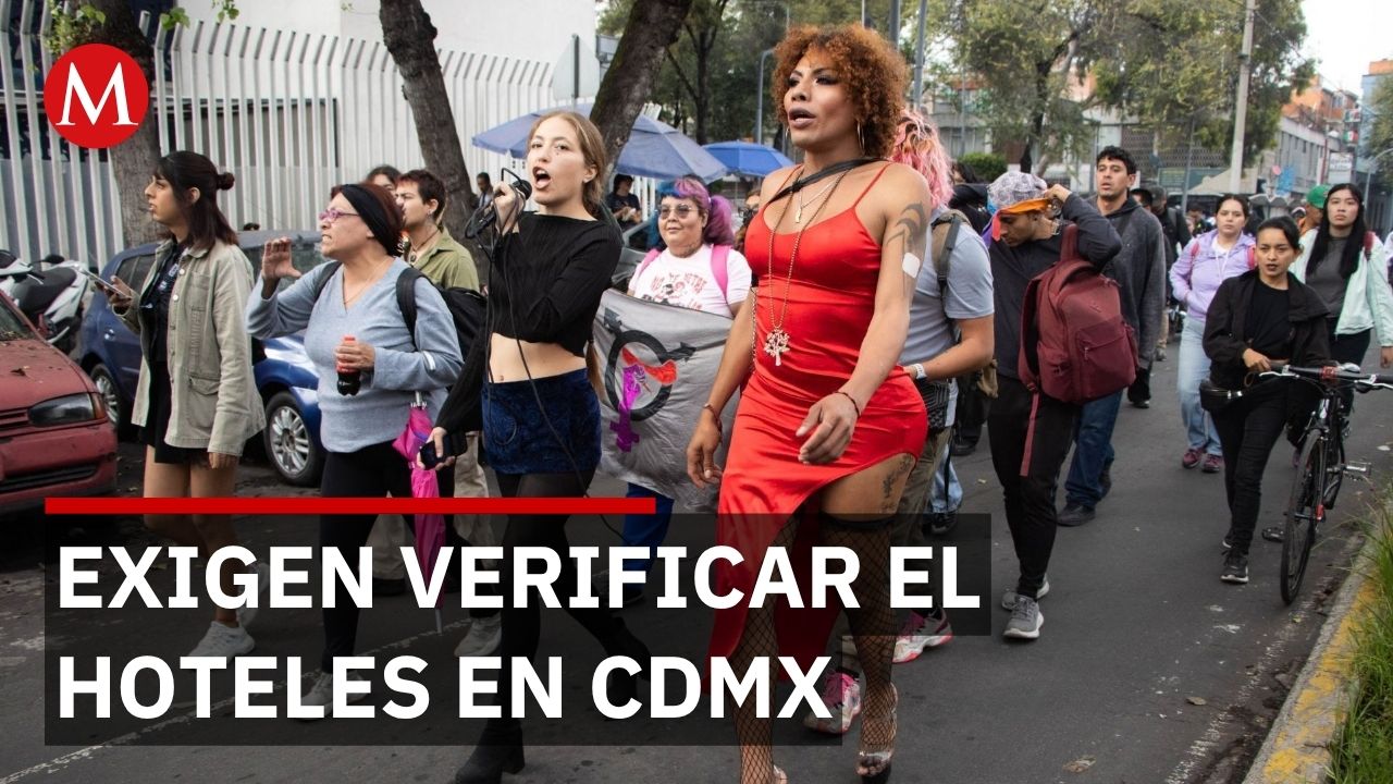 Mujeres trans protestan en la Cuauhtémoc por agresiones en hotel