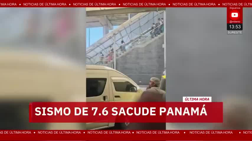 Sismo de magnitud 7.7 sacude Panamá y provoca evacuaciones