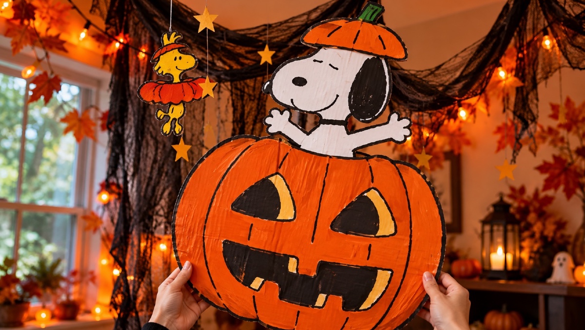 Snoopy se suma a las decoraciones de Halloween | IA DISCOVER