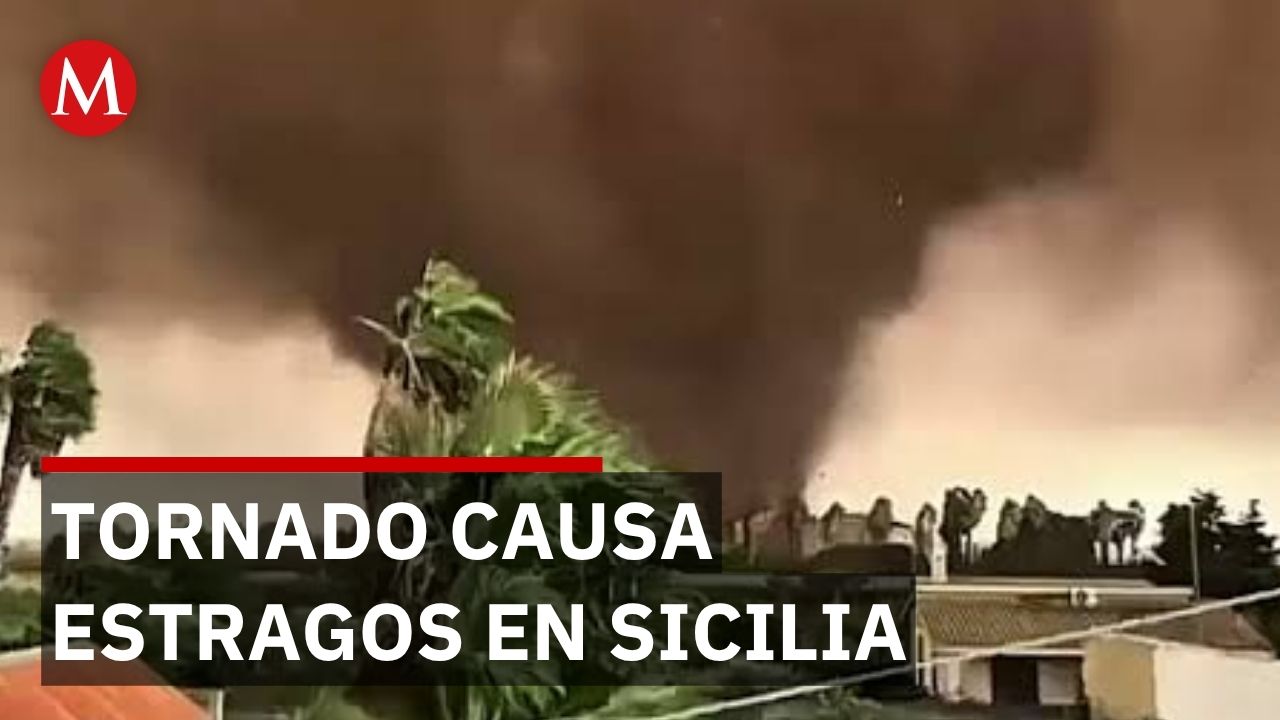 Tornado en Sicilia, Italia deja 11 heridos y 5 viviendas destruidas